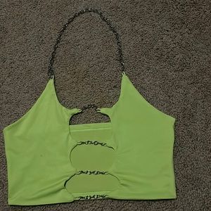 Xs neon shein top